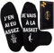 Merclix Chaussettes Basketball Homme 43-46 Rigolote Humour Cadeau Basketball Homme Basketball Accessoires Idee Cadeau Ado Garçon 14 Ans Cadeau Garcon 12 Ans Ado Original Anniversaire Noel
