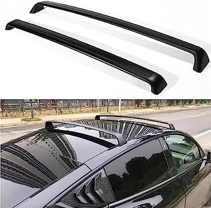 YYBCDSA Voiture Porte Bagages Aluminium Galerie Toit, pour Tesla Model Y 2019-2022 2023 2024 Barres Transversales en Aluminium Support de Voyage Accessoires