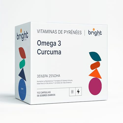 Omega‑3 y Curcuma con jengibre y pimienta negra – Sin OMG, PHYTO GUIDE | Fórmula esencial para apoyo inmunitario. Reduce la inflamación y ayuda al cuerpo a mantenerse en equilibrioI 56 Dosis Diarias