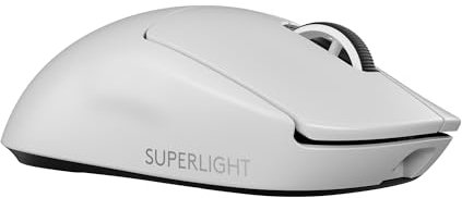 Logitech G Pro X Superlight 2 SE ratón inalámbrico para Gaming, 60 g, 5 Botones programables, Sensor de 44 000 dpi, Velocidad máxima >888 IPS, Velocidad de Respuesta de 1 kHz, USB-C, PC/Mac - Blanco