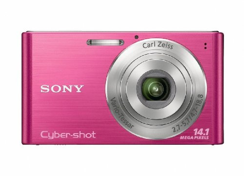 Sony DSCW320P Cyber-shot Digital Camera - Pink (14.1 MP, 4x Optical Zoom) 2.7 inch LCD (Renewed)