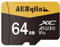 AENqila Carte Micro SD 64 Go, Carte Mémoire Haute, Carte Mémoire Micro SD+ Adaptateur, Compatible Full-HD pour Camera, Drone