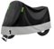 NETHIX Motorrad Abdeckplane für KTM 85 SX Outdoor Motorradabdeckung Wasserdicht Winterfest Motorrad Schutzhülle Motorrad Zubehör,Black Silver-L (220 * 95 * 110cm)