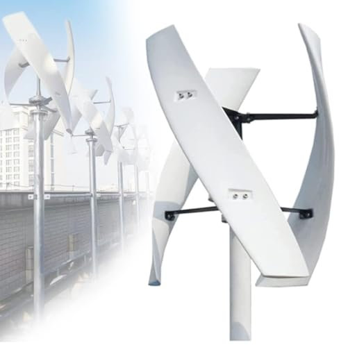 WWERTYY Kit de generador eólico de 10000 W, levitación magnética de 12 V/24 V/48 V/220 V, Controlador de Carga Impermeable, generador de Electricidad de Alta eficiencia para Uso doméstico,