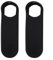 2PCS Stylish Silicone Covers, Enhanced Doorbell Protection Wire-Free Fit Covers For Nest Wireless Doorbell 164Mm*50mm(black)