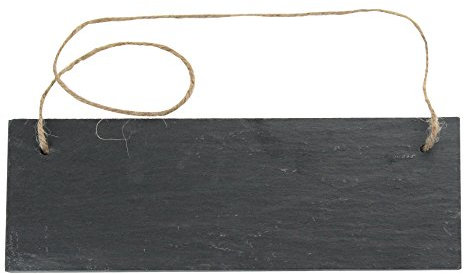 APOLLO 4570 Slate Door Sign, Stone, Grey, 25 x 10 x 0.5 cm