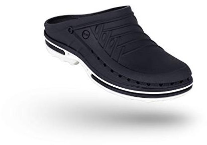 WOCK Clog Senza Cinturino con Steri-Tech Soletta, Zoccoli Lavoro Sanitario Donna e Uomo - Sterilizzabile, Antistatico, Traspirante e Antiscivolo