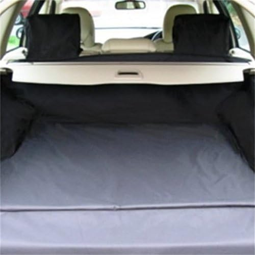 To Fit Volvo V70 Estate Boot Liner 2000-2007 | Tailored Car Boot Protector, Dog Boot Mat With Rear Bumper Cover, All Weather, Black