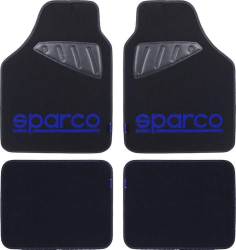 Autoteppiche Sparco schwarz/blau
