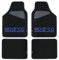 Autoteppiche Sparco schwarz/blau