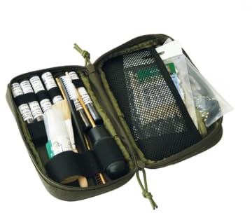 Niebling Premium-Reinigungsset für Pistole, 14-TLG, M4, 338.38/8, 58-9, 5mm Waffenreinigung, Oliv, One Size