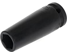 GEDORE red Impact wrench socket, Socket, 1/2 12.5 mm drive, Hex, AF 16 mm, Long, Machine-operated, Automotive, R63001616