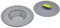 KitchenCraft Colador de plástico 2 en 1 para tapón y fregadero, 11,5 cm (4,5) - Gris / Verde