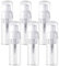 Alledomain 6Pcs Empty Foaming Pump Bottles, BPA Free Refillable Clear Plastic Small Foam Soap Dispenser for Cleaning, Travel, Cosmetics Packaging (60ml)