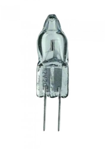 Schiefer 648801210 12v 10w Halogen G4 Capsule Bulb, 2700K, Dimmable, 90lm, Clear, 300°C