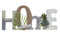 Dream Hogar - Letras Decoracion Cartel Home Madera MDF 45x20x2,5 cm