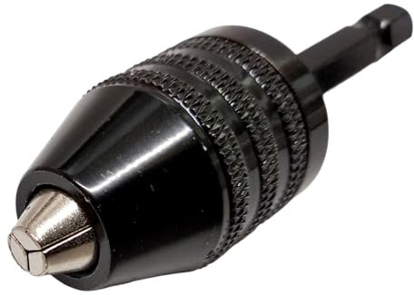 Mini Bohrer Adapter Bit Bohrfutter 0,3-7mm schlüssellos Sechskant 1/4'' HEX Schnellspannbohrfutter NEU