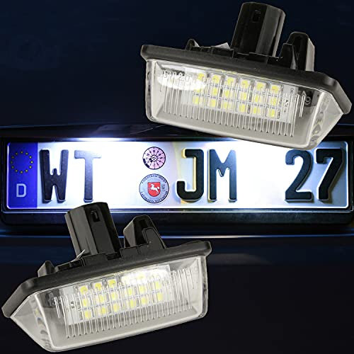 LED Kennzeichenbeleuchtung von Recambo kompatibel für Toyota Corolla | Crown | Noah | Voxy