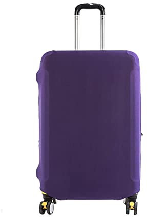 Anawakia Elastisch Einfarbig Kofferhülle Koffer Abdeckung Schutzhülle Kofferschutzhülle Kofferbezug Luggage Gepäck Cover (Lila,XL 29-32 Zoll)