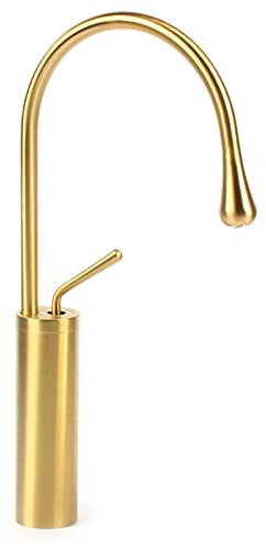 Wasserhahn Spültischarmatur Gold Küchenarmatur Hoch Waschtischarmaturen Spültisch Armatur für Küche und Bad