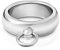 Massiver Edelstahl Ring der O Fingerring Sklavenring Erotikring O-Ring Größenauswahl (Innen (Ø): 17 mm)