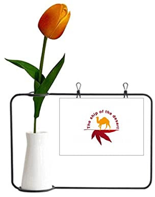 Künstliche Blumenvase, Boot, Wüste, Tulpe, Dekorationskarte