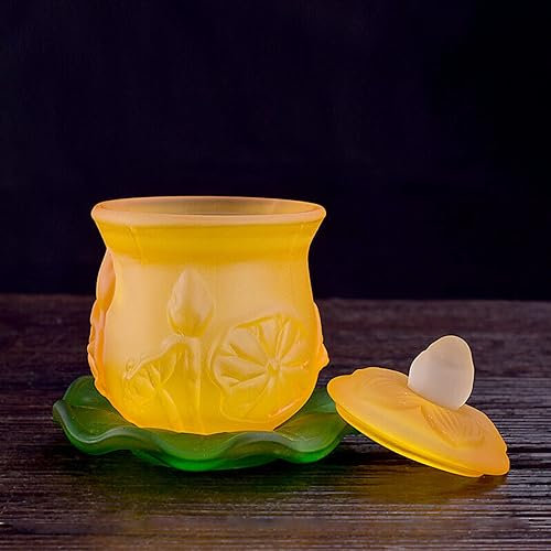 YTDJJWLS 3 tazas de agua bendita de Buda, taza de loto, suministros budistas, taza de purificación de agua
