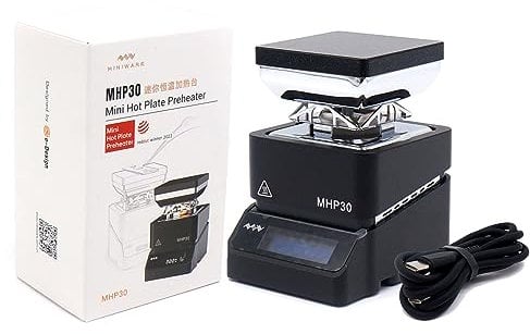 TOOLSAVING Soldering Station Mini Hot Plate Preheater Constant Heating Tool MHP30 Portable Smart Soldering Iron Welding Platform