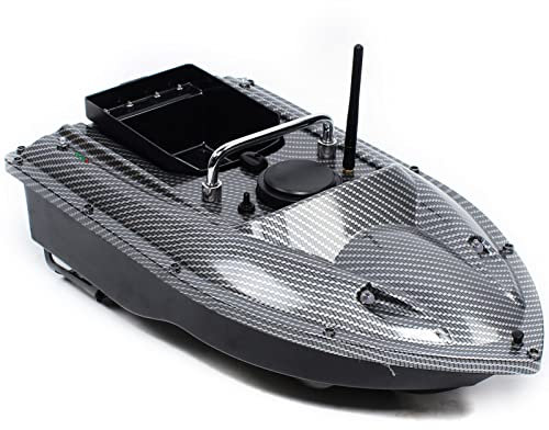 Froulaland Bateau Amorceur Télécommandé 500m pour Pêche à la Carpe - Leurre Auto Cruise, Camouflage, Batteries, LED pour Pêche de Nuit