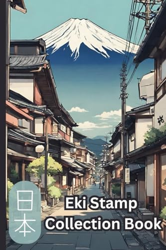 Japan Eki Stamp Book | Mount Fuji Cover | 4x6 passport size collection book