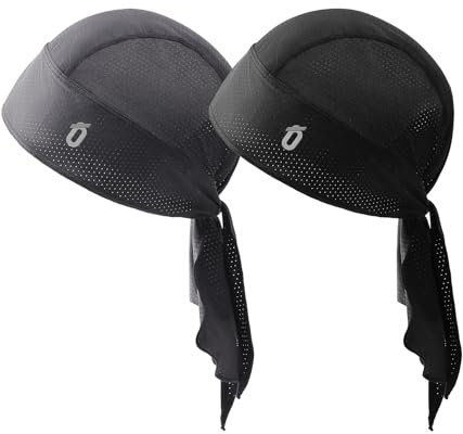 Oscenny Bandana Fahrradmütze,Totenkopfkappe,Leichtes Perforiertes Material Schnell Trocknend Kopfbedeckung Sonnenschutz Radfahren Laufen Motorrad Mütze