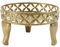 Blumenständer Blumenregal Blumenbank Metall-Pflanzenständer, Eisen-Eck-Blumentopf-Ständer, Halter, Rundes Pflanzenregal Aus Eisen Pflanzenständer Blumentreppe Pflanzenregal ( Color : Gold , Size : 25*