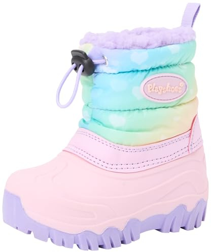 Playshoes Winter-bootie Regenbogen Unisex Kinder Schneestiefel