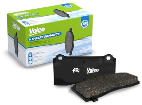 Valeo E-Performance 4er-Set Bremsbeläge 610549, Vorderachse | Ausgestattet mit montiertem oder beigepacktem Zubehör, ECE-R90 zertifiziert