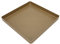 Teglia da Forno in Lega di Alluminio Dorata Teglia Antiaderente Teglia da Forno di Forma Quadrata per Strumento per Cuocere la Pizza Al Pane 28x28x3 Cm