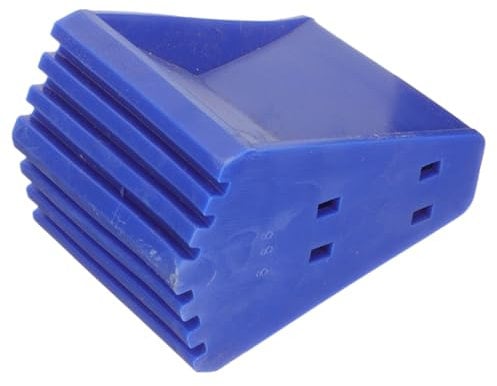 IWOWHERO Protectors Footleg Covers Foam Shipping Corners Ladder Foot Caps Floor Protector Pool Ladder Pads for Bottom of Foot Ladder Boots Foot Pad Retractable Ladder Feet Blue Rubber