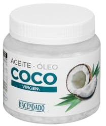 Aceite de coco virgen Hacendado Bote 450 ml Pack 2