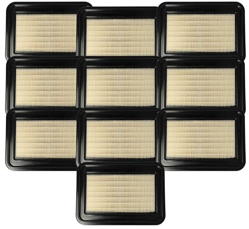 vhbw 10x filtre plissé plat remplacement pour Nilfisk 107413540 pour aspirateur - Élément filtrant