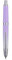 Jinhao 10 Press Fountain Pen with Box, Gradient Light Purple Retractable Extra Fine Nib with Ink Converter Set (Silver Clip)