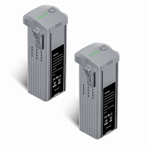 Air 3 Intelligent Flight - Batería de repuesto para drones (2 unidades, 14,76 V, 4241 mAh, 45 mins Max Flight Time), batería de repuesto portátil Air 3S totalmente compatible con DJI Air 3 y Air 3S