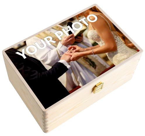 Creative Deco Personalisierte Geschenke Fotogeschenke Holzkiste | Dein Foto