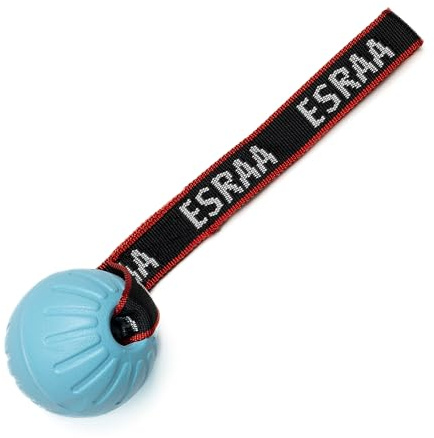 ESRAA Balle Flottante pour Chien, Jouet Aquatique en EVA Ø7 cm, pour Chiens Moyens et Grands, Lancer et Rapport, Piscine, Lac et Mer, Intérieur/Extérieur, Bleue