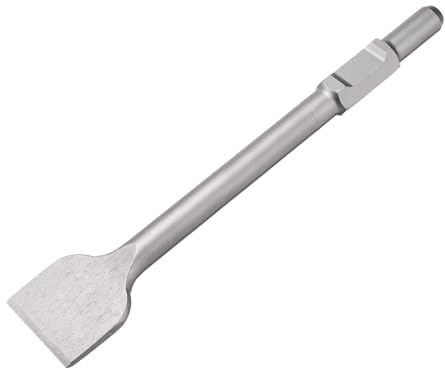 sourcing map 65A Shank Floor Scraper Chisel 410mm x 30mm Steel Jack Hammer Chisel Bit for Electric Demolition Gardening Landscaping Digging Cutting (Blade Width: 75mm)