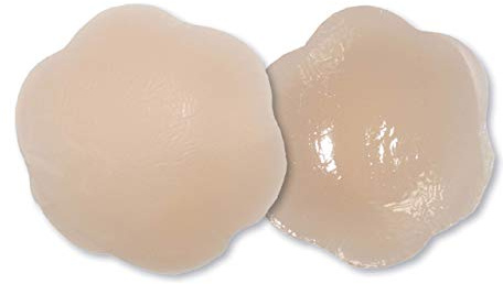 MAGIC BODYFASHION Nipple Covers Women's Invisible Reusable Adhesive Silicone Pasties Breast Strapless Petals
