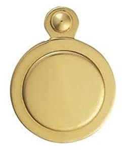 Carlisle Brass M42 Escutcheon-Lock Profile Victorian Round Cover FACE FIX, Gold