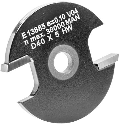ENT 13885 Scheibennutfräser HW, Schaft (S) 6,35 mm, Durchmesser (D) 40 mm, NL 5 mm