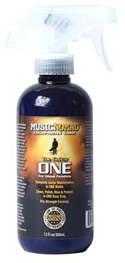 MusicNomad Tech Size The Guitar One Reinigungsmittel für Gitarren, 12 oz