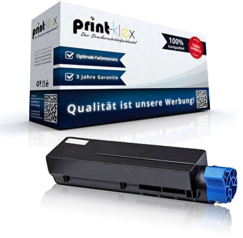 Print-Klex Tonerkartusche kompatibel für Oki ES 4131 DN ES 4131 N ES 4191MFP ES 4131 ES 4161 MFP ES 4191 MFP Black Schwarz BK K - Eco Pro Serie