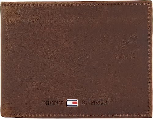 Tommy Hilfiger Herren Geldbeutel Johnson mit Münzfach, Braun (Brown), Einheitsgröße