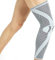 NEOtech Care - Fascia di supporto per gamba e ginocchio - Tessuto a maglia in fibra di bambù - Elastico e traspirante - Compressione media (Grigio, Taglia M, 1 Pezzo)